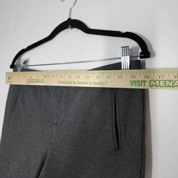 ATM Cuffed Ponte Classic Pants Heather Charcoal Slim Fit Trouser Super Stretch 6 - Picture 7 of 10